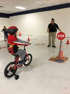Grays Harbor Community Hospital Rock Your Health Fair bike rodeo
