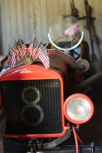 antique tractor