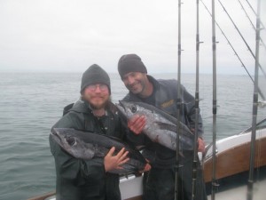 MarkDaniel and Patrick Julian on a tuna fishing trip in Westport.