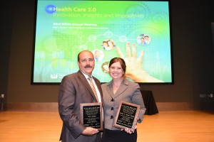 Tom Jensen wasn't the only healthcare professional to receive the Joe Hopkins Memorial Award this year. His wife, Renee, also won. Photo courtesy: Grays Harbor Community Hospital.