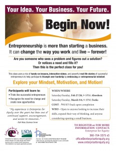 Entrepreneurship Training @ Grays Harbor College | Aberdeen | Washington | United States