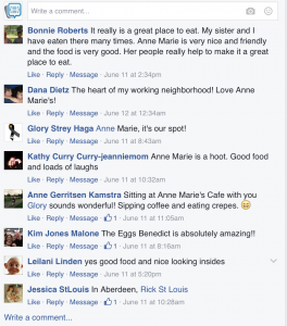 social media comments