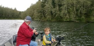 trout fishing Aberdeen Lake