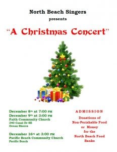 North Beach Singers Christmas Concert @ Pacific Beach Community Church | Moclips | Washington | United States