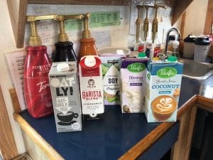 south bay coffee company milk alternatives