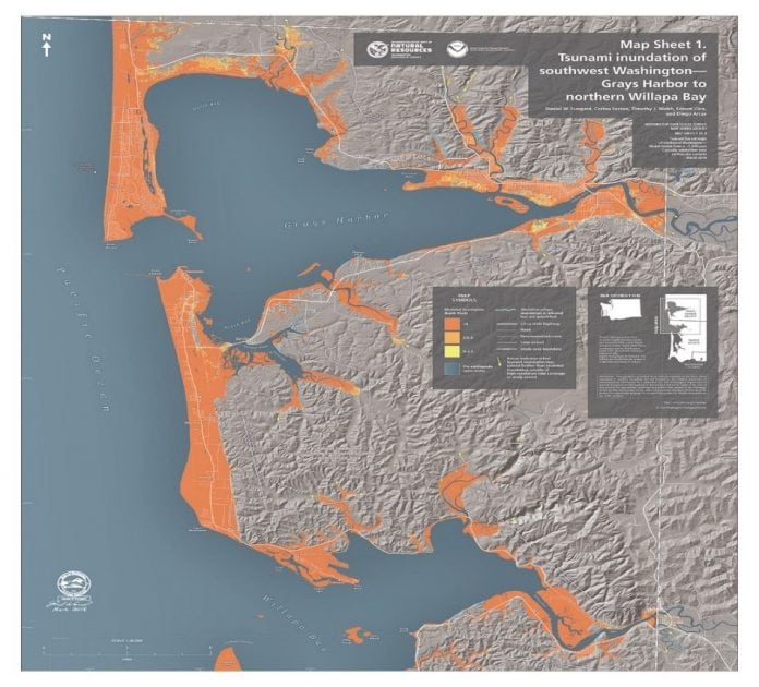 Southwest Washington Tsunami Inundation Hazard Map
