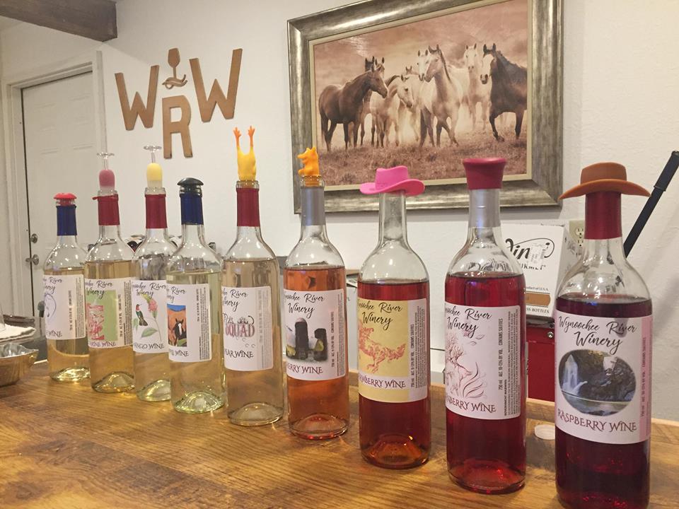 Wynoochee River Winery Bottles for Tasting