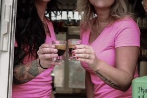 South Bay Coffee Company shots of espresso