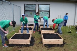 Comcast Cares Day Scout Troop