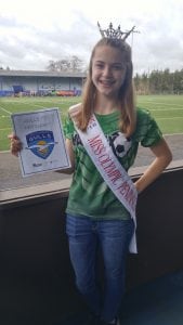 Ellie at sporting event