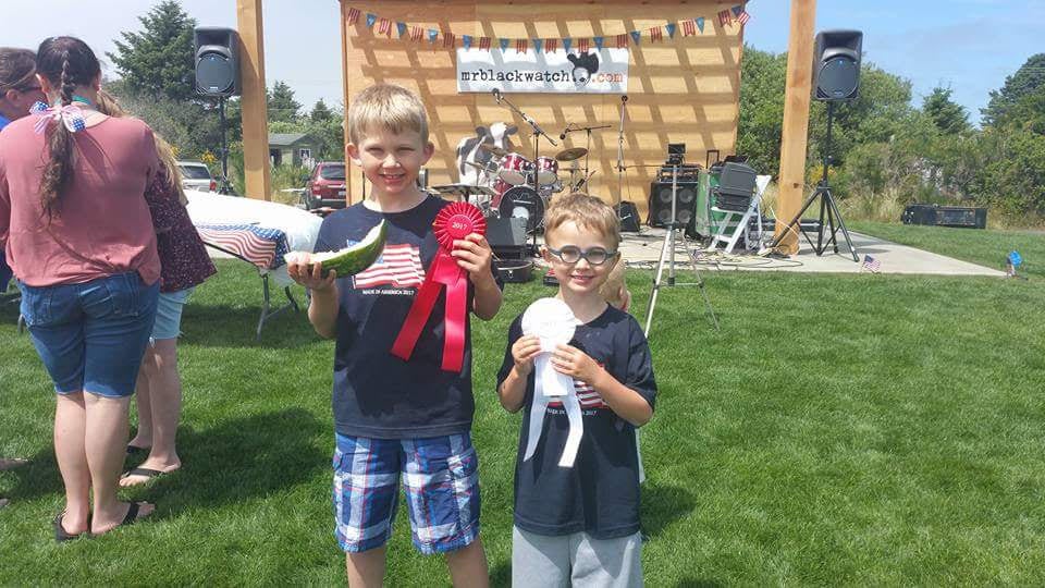Grays Harbor 4th of July oyhut bay seaside village fourth of july boys