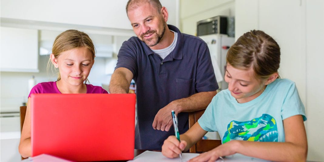 Comcast Internet Essentials Josh Delano and daughters
