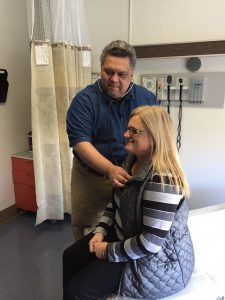 Grays Harbor Community Hospital Nurse Practitioners Ron with Patient