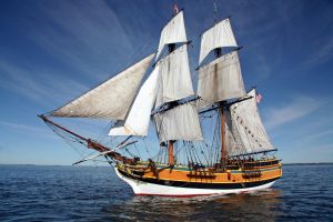 Aberdeen Lady Washington at sea