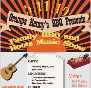 Family BBQ and Roots Music Show @ Ocasta Recreation Hall