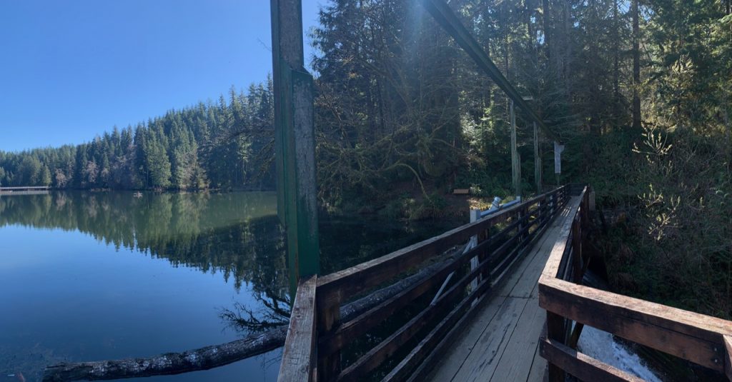 running trails grays Harbor Lake Sylvia Trail