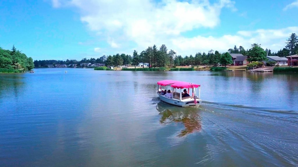 instgram spots ocean shores boat-on-fresh-water-canals-