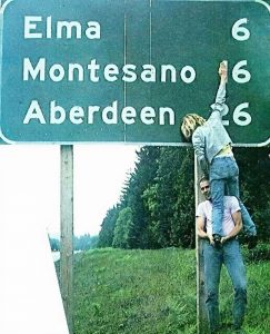 Aberdeen road sign Nirvana-Cobain