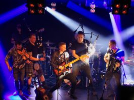 Skerryvore performing on stage