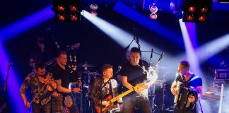 Skerryvore performing on stage