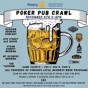Rotary Club Charity Pub Crawl @ Complete List of Participating Locations on our Website