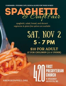 Spaghetti Dinner & Craft Fair @ First Presbyterian Church of Aberdeen